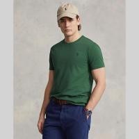 ราคา Sale Polo Ralph Lauren เสื้อยืดผู้ชาย Tee Custom Slim Fit Jersey Crewneck T Shirt รุ่น MNPOTSH1N821842 สีเขียว (20809204607)