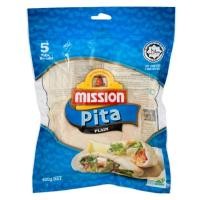 ราคา มิสชั่น ขนมปังพิต้า Mission Pita Plain 400g (20365196566)