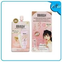 ราคา MILLE มิลเล่ ซุปเปอร์ ไวท์เทนนิ่ง โกลด์ โรส บีบี ครีม เอสพีเอฟ 30 พีเอ 01 6กรัม 1กล่อง 6ซอง (11477364796)