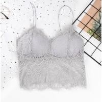 ราคา เสื้อซับใน บราลูกไม้ สายเดี่ยว ลูกไม้ เสื้อในลูกไม้ ลายสวย มีฟองน้ำในตัว มีหลากสี (20854027041)