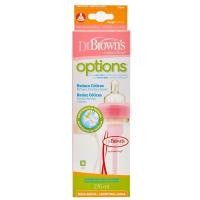 ราคา Dr Browns DRBWB91305 ESX ขวดนม 9 oz 270 ml PP Wide Neck Options Baby Bottle Pink Pink (7611980716)