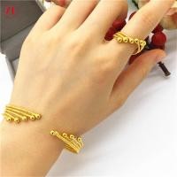 ราคา XTเครื่องประดับเกาหลี24Kแหวนแฟชั่นสร้อยข้อมือลูกปัดชุบทองปรับ (4897100948)