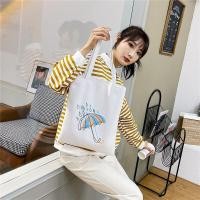 ราคา กระเป๋าผ้า กระเป๋าเคียง กระเป๋าแฟชั่น มีซิบ เย็บซับใน ผ้านุ่ม กระเป๋าสะพายข้าง ถุงชอปปิ้ง 33x38 cm (21070189169)