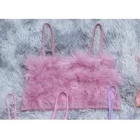 ราคา เสื้อครอปสายเดี่ยวฟรุ้งฟริ้ง เสื้อขนเฟอร์ (15039674074)