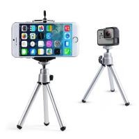 ราคา ขาตั้งสำหรับถ่ายภาพโทรศัพท์มือถือหมุนได้360องศาแบบพกพา สีเงิน (20998039697)