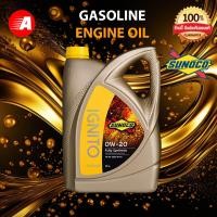 ราคา น้ำมันเครื่องสังเคราะห์ Sunoco IGNITO 0W 20 สำหรับเครื่องยนต์เบนซิน ขนาด 4 ลิตร (19073784627)