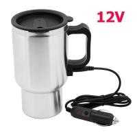 ราคา กาต้มน้ำในรถ 12v กาต้มน้ำไฟฟ้าสำหรับใช้ในรถยนต์ขนาด450มล กาต้มน้ำในรถ กาต้มน้ำ12v แก้วเก็บความร้อนสเตนเลสแบบพกพา สำหรับรถบรรทุกรถยนต์กาต้มน้ (21228206292)