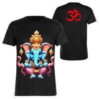 ราคา s 3xl เสื้อยืดพระเจ้าเศียรช้าง สวมมงกุฎทอง สวมชุดสีชมพู พิมพ์ลายการ์ตูน cotton 100 คอกลม วัฒนธรรมทางศาสนาไทย เสื้อเชิ้ตทางศาสนา เสื้อเชิ้ตมงคล เสื้อพระสงฆ์ ขอพร ราคาถูก Ganesa T shirts (20861146564)