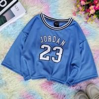 ราคา เสื้อครอปเอวลอย ลายเสื้อบาส งานฟรีไซส์อกถึง32 42 (17328792641)