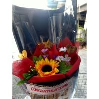 ราคา ช่อดอกไม้เสียบธนบัตร ใส่ได้ 30 ใบ ใส่แบงค์ 20 1000 บาทค่ะ (11581229177)