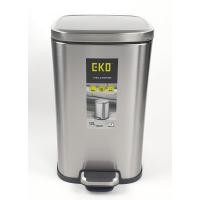 ราคา EKO ถังขยะขาเหยียบเหลี่ยม 12 ลิตร รุ่น EK9384MT สีเงิน (17100610653)