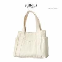 ราคา กระเป๋าผ้าแคนวาส ช่องเก็บของเยอะ มีผ้าซับใน มีซิป (20579561582)