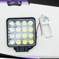 ราคา ไฟสปอตไลท์ LED เหลี่ยม 16เม็ด ขนาด4นิ้ว 48w ใช้ได้ทั้ง 12v และ 24v (4526612654)