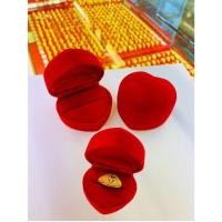 ราคา ตลับใส่แหวนกำมะหยี่หัวใจ Jewelry Box ตลับกำมะหยี่หัวใจ (10141288349)