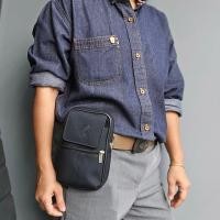 ราคา กระเป๋าใส่โทรศัพท์มือถือ คล้องเข็มขัด หนังPu แบรนด์ZONGKA100 หนังPU ทรงแนวตั้ง (20905381619)