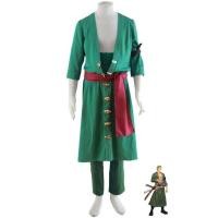 ราคา 7C138 7C138 1 ชุดโซโร โรโรโนอา โซโร วันพีซ Dress for Roronoa Zoro Suit One Piece Costume Anime Manga Cartoon Party Cosplay Fancy Outfit (20557220706)