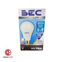 ราคา หลอดไฟ หลอดไฟLED 18W BEC รุ่นULTRA ขั้ว E27 ประหยัดไฟ แสงขาวDAYLIGHT 6500K แสงวอมWARMWHITE 2700K (12972946382)