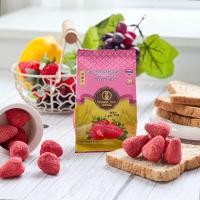 ราคา สตอเบอรี่อบแห้ง ตราเพชร เปรี้ยวหวานกรอบอร่อย (20715819964)