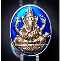 ราคา จี้เหรียญพระพิฆเนศ รุ่น7รอบ มหามงคล หลวงพ่อคล้อย วัดภูเขาทอง จ พัทลุง ปี2556 กะไหล่เงินลงยาน้ำเงิน พิฆเนศ พระพิฆเนศ (7921202638)