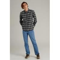 ราคา Mc jeans เสื้อเชิ้ตผู้ชาย แขนยาว ลายสก็อต สีดำ MSLZ184 (20530001116)