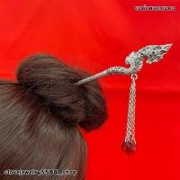 ราคา ปิ่นพญานาค ปิ่นปักผม ปิ่นเงินรมดำ ปิ่นเจ้านาง ปิ่นล้านนา ปิ่นลายไทย สินค้าพร้อมจัดส่งจากประเทศไทย (17439480051)