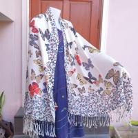 ราคา ผ้าพันคอและผ้าคลุมไหล่ ผ้าสีขาว ผืนใหญ่ ผ้าคลุมไหล่ผู้หญิง ผ้าคลุมไหล่หรู ผ้าพันคอหญิงเกรดเอผ้านิ่มเนื้อดีผืนใหญ่ สีสดสวยเกรดเอ (17228059573)