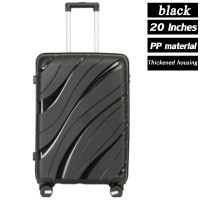 ราคา หนาขึ้น 3 เท่า กระเป๋าเดินทาง 20 นิ้ว 24 นิ้ว กระเป๋าขึ้นเครื่อง 50L 70L ล็อครวม พร้อมตะขอ ล้อสากล 360 ABS PC วัสดุ Trolley Bag (21309581707)