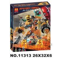 ราคา LEGO Spider Melting Man Battle Lava Man Attack 76128 Man Building Block Toy (8087960804)