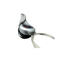 ราคา มือเกียร์ Shimano Tourney รุ่น SL TX50 สีเงิน ขนาด 6 Speed 7 Speed เสือภูเขา รถพับ (20302370137)