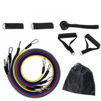 ราคา สายแรงต้าน ยางยืด ออกกำลังกาย Resistance Band 11 Pcs Set Elastic Band SP 33 Multi function resistance band set ยางยืดออกกำลังกาย (4301750803)