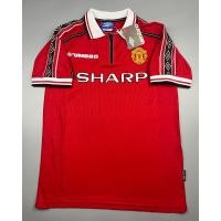 ราคา เสื้อบอล ย้อนยุค แมนยู 1998 เหย้า คอซิป Retro Manchester United Home เรโทร คลาสสิค 1998 99 (20472855566)