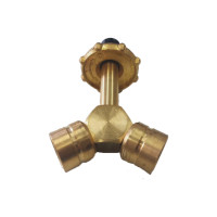 ราคา Gmax LTP008 ข้อต่อสามทาง Y ทองเหลือง แยกหัวปรับแรงดันต่ำและหัวเร่งแรงดันสูงในถังเดียว สามทาง Y แยกหัว Low High (10562194727)