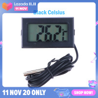 ราคา newdv2 เครื่องวัดอุณหภูมิดิจิตอล LCD 1ม พร้อมโพรบกันน้ำเซลเซียส ฟาเรนไฮต์เซ็นเซอร์อุณหภูมิสำหรับตู้เย็นตู้ปลา (20429899335)