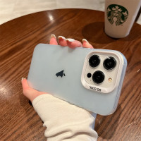 ราคา With Logo Matte Hard Phone Case For iPhone 15 15pro 15promax 14 14plus 14pro 14promax High quality shock proof hard Protective Case 13 13pro 13promax 12 12promax 11 6 Colors New (20575858373)