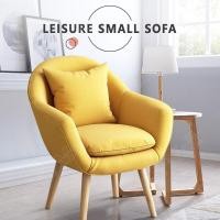 ราคา Mell Mall เก้าอี้โซฟา modern sofa chair โซฟา เก้าอี้โซฟา เก้าอี้พักผ่อน เก้าอี้โซฟาไม้ โซฟามินิ เก้าอี้โซฟากลม โซฟาเดี่ยว เรียบหรู ทำความสะอาดง่าย (16543735425)