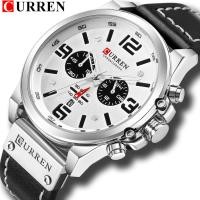 ราคา CURREN แบรนด์หรูแฟชั่น Casual Men นาฬิกากีฬากันน้ำที่สมบูรณ์แบบนาฬิกามีปฏิทินจับเวลาได้หนังควอตซ์นาฬิกาผู้ชาย (7549418693)