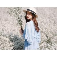 ราคา เดรสสีฟ้า ชุดไปทะเล เดรสไปทะเล เดรสไปเที่ยว ชุดไปเที่ยว (7911205563)