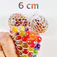ราคา บอลบีบตาข่าย ลูกใหญ่ สีพาสเทล สีกากเพชร สีเดียว บอลบีบทะลัก ของเล่นคลายเคลียด สกุชชี่ (19916373853)