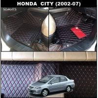 ราคา พรมปูพื้นรถยนต์ 6D HONDA CITY 2002 07 พรม6D QX สวยงาม เข้ารูป ตรงรุ่นรถ 3ชิ้น (6755012482)