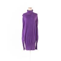 ราคา VERO MODA เดรสคอเต่าแขนยาวสีม่วง Preloved (20670324719)