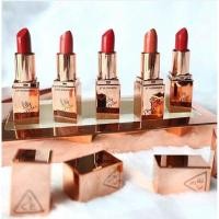 ราคา ลิปสติก ได้ทั้งเซ็ต ลิป 3CE LILY MAYMAC MATT LIP COLOR สีทอง5 แท่ง มินิ (15001230949)