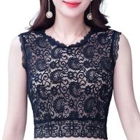 ราคา เสื้อเบลาส์คอตั้งสำหรับผู้หญิงเสื้อครอปครึ่งตัวคอเสื้อชุดลูกไม้ลายดอกกุหลาบถอดได้แต่งขอบเป็นรูปหอยเชลล์ (16983292665)