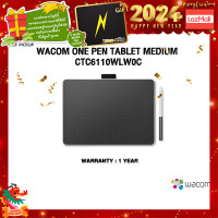 ราคา ผ่อน 0 10 ด แถมเพิ่ม แผ่นรองเม้าส์ WACOM ONE PEN TABLET MEDIUM CTC6110WLW0C ประกัน 1 Y (20776774731)