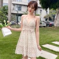 ราคา เดรส มินิเดรส เดรสซีทรู เดรสถักปักลายลูกไม้ ชุดไปทะเล (18327205338)