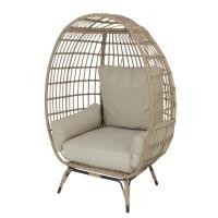 ราคา HomePro เก้าอี้พักผ่อน WICKER EGG BALLENE สีเบจ แบรนด์ SPRING (21155459146)