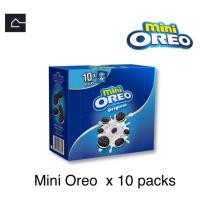 ราคา ใหม่ Oreo Mini Original โอรีโอ มินิคุกกี้สอดไส้ครีม รสวานิลลา 20 4 กรัม x 10 ถุง BBE 07 2024 (18549845479)