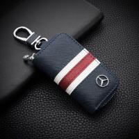 ราคา กระเป๋าหนังใส่ที่ใส่กุญแจรถซองหนังใส่เคสปลอกหุ้มพวงกุญแจกระเป๋าสตางค์สำหรับ Mercedes Benz A B C E S Class CLA GLB W168 W169 W177 W246 W203 W204 W205 W211 W221 W222 W164 (20768074922)