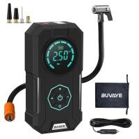 ราคา Buvaye ที่เติมลมปั๊มลมยางรถยนต์ในรถยนต์แบบพกพาคอมเพรสเซอร์เติมลมอัตโนมัติแบบดิจิตอลสำหรับรถจักรยานยนต์รถจักรยานเรือ (21171262233)