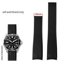 ราคา สายนาฬิกาข้อมือสำหรับ TagHeuer แท็ก Heuer ดำน้ำนาฬิกาสีดำและสีฟ้าน้ำผี Way101 201ยางซิลิโคนอุปกรณ์เสริมสายนาฬิกา22มิลลิเมตร (16194240629)