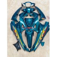 ราคา ชุดสีเวฟ125sสีเขียว สีเดิมศูนย์ ชุดสีเวฟ125s หัวเถิก เบ้ากุญแจกลม เบ้ากุญแจเหลี่ยม เปลือกงานABS พร้อมลายสติ๊กเกอร์ (7208802670)